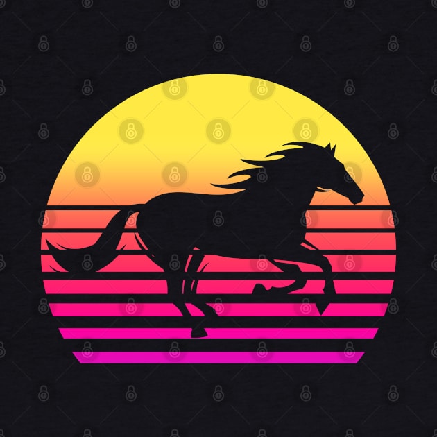 Retro 80's Horse by CreativeShirt